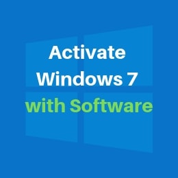 activate windows 7 with software