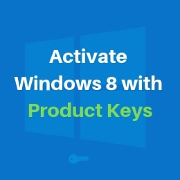 Product keys for Windows 8