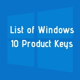 Windows 10 Product Keys Free Working 32 64bit 21